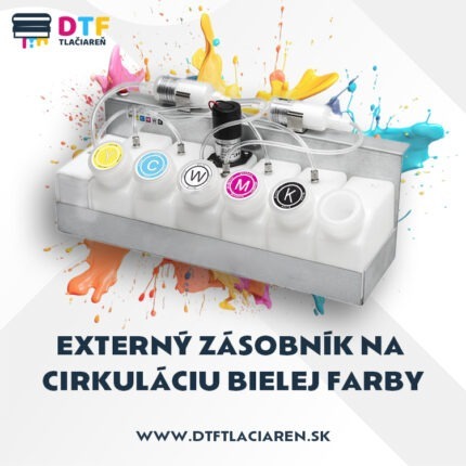 Externý zásobník na cirkuláciu bielej farby – Obrázok 3