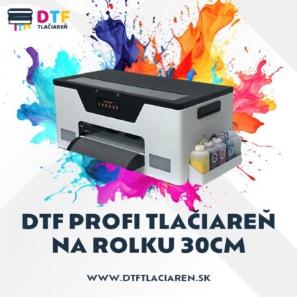 IHNEĎ K ODBERU- DTF PROFI Tlačiareň na rolku 30cm
